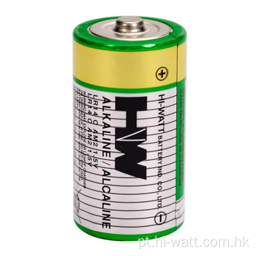 Bateria alcalina HW LR14 C tamanho de longa duração